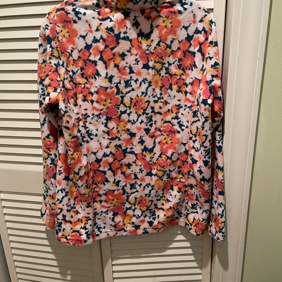 Lands End fleece pullover with front zipper new without tag! - Picture 3 of 3